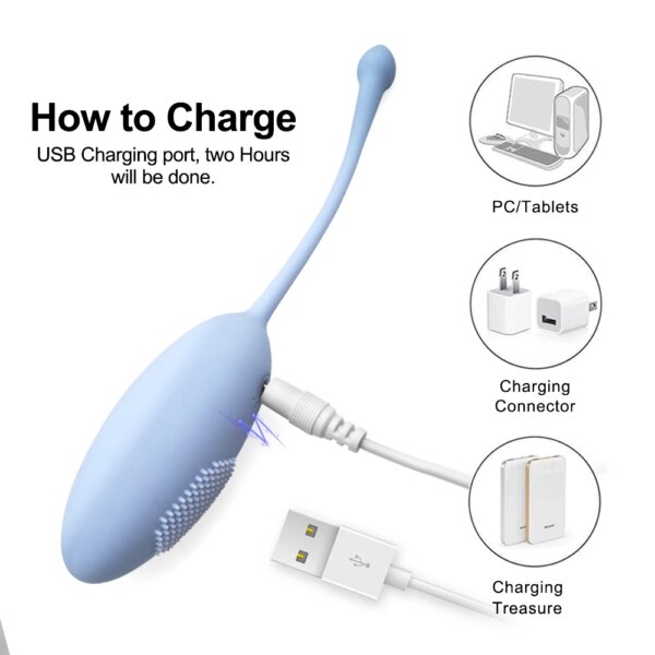 Wireless Vibrator Vibrating Egg G-Spot Stimulator Vagina Ball Clitoral Stimulator Masturbator Adult Couple Female Sex Toy