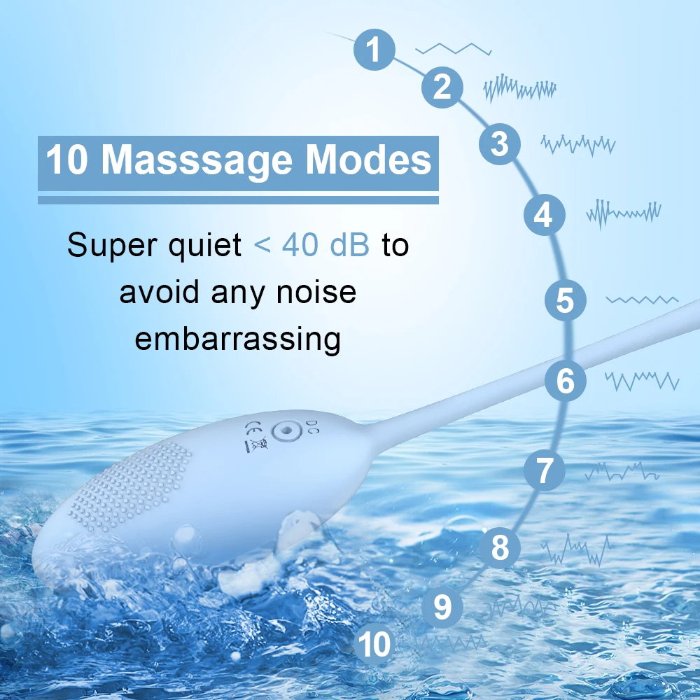 Xbonp Wireless Vibrator Vibrating Egg G-Spot Stimulator Vagina Ball Clitoral Stimulator Masturbator Adult Couple Female Sex Toy