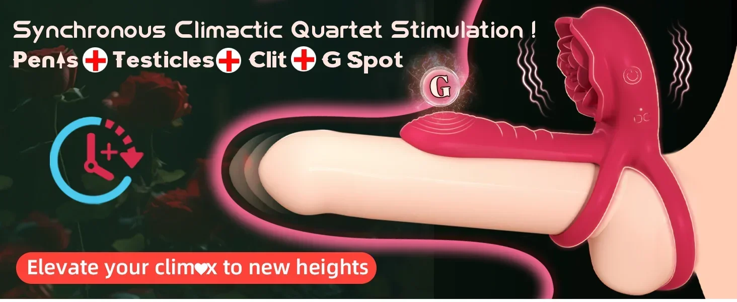Rose Cock Ring Vibrator Penis Sleeve Sucking Stimulator Remote Control G-spot Erection Ring Clitoral Sex Toy for Adult Supplies Rose Cock Ring Vibrator Penis Sleeve Sucking Stimulator Remote Control G-spot Erection Ring Clitoral Sex Toy for Adult Supplies