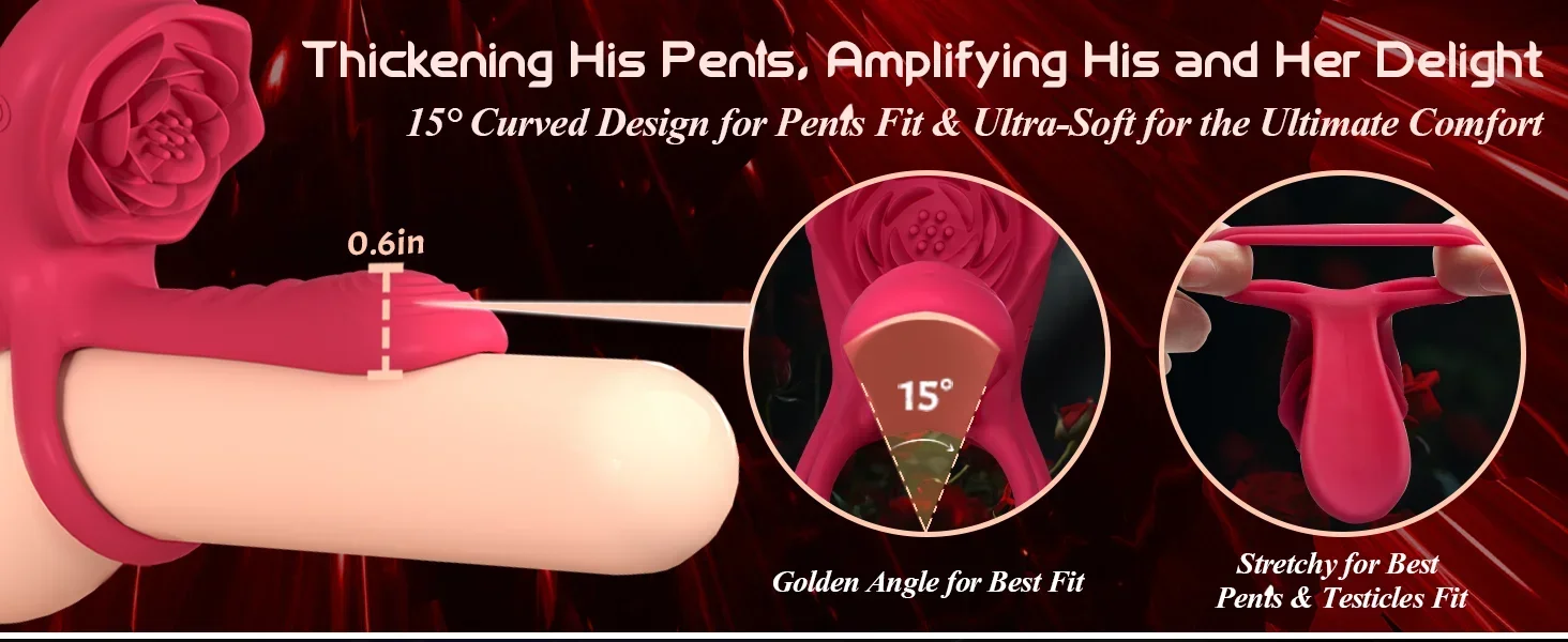 Rose Cock Ring Vibrator Penis Sleeve Sucking Stimulator Remote Control G-spot Erection Ring Clitoral Sex Toy for Adult Supplies Rose Cock Ring Vibrator Penis Sleeve Sucking Stimulator Remote Control G-spot Erection Ring Clitoral Sex Toy for Adult Supplies