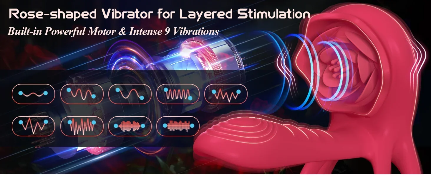 Rose Cock Ring Vibrator Penis Sleeve Sucking Stimulator Remote Control G-spot Erection Ring Clitoral Sex Toy for Adult Supplies Rose Cock Ring Vibrator Penis Sleeve Sucking Stimulator Remote Control G-spot Erection Ring Clitoral Sex Toy for Adult Supplies
