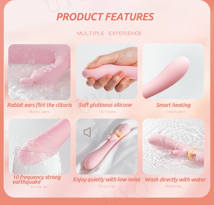 vibrator for woman sex toy Silicone Rabbit Vibrator USB Rechargeable Waterproof G-Spot Stimulating Clitoral Stimulator UYO vibrator for woman sex toy Silicone Rabbit Vibrator USB Rechargeable Waterproof G-Spot Stimulating Clitoral Stimulator UYO
