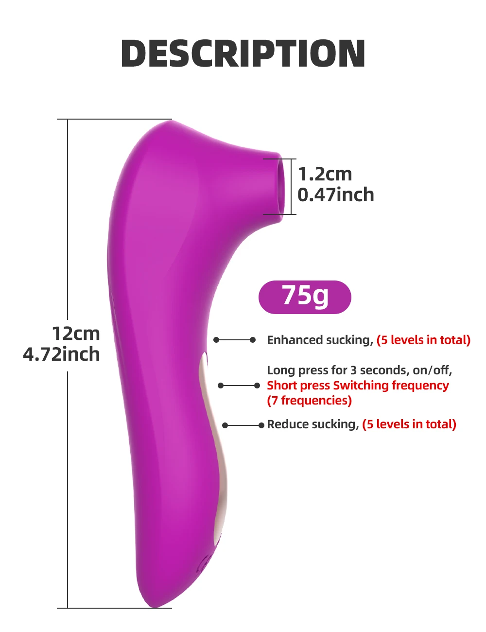Clitoris Sucker Vibrator For Women Clitoral Massager Clit Sucking Stimulator Vibrater Sex Toys Female Masturbation Adult Goods