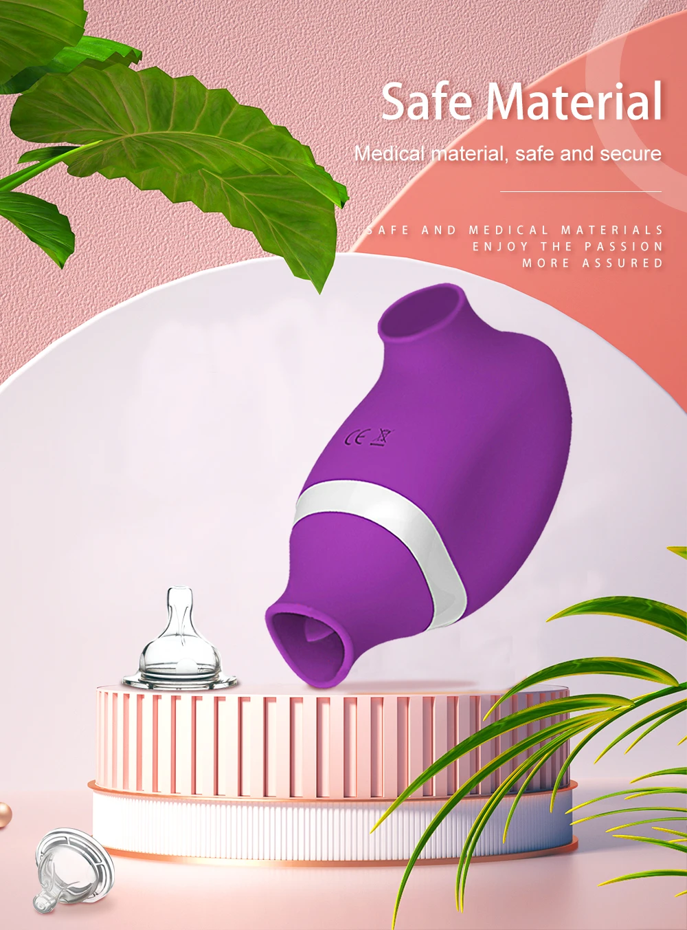 Powerful  Vibrator Female Sexules Adult Sex Toys Clit Nipple Clitoris Sucker Oral Tongue Licking​ Vacuum Stimulator for Women