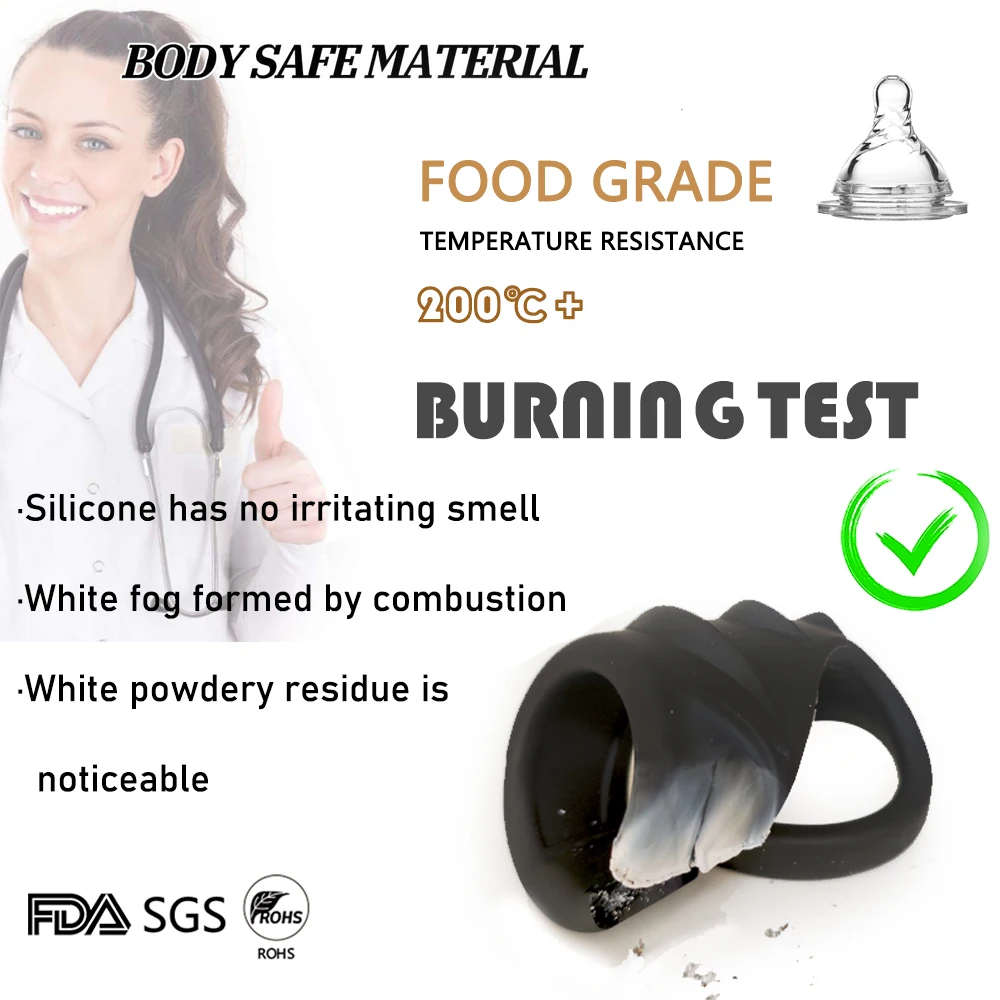 Reusable Penis Extender Cock Rings Delay Ejaculation Penis Condom No Vibrator Sex Toys For Men Bdsm Women Anal Clitor Stimulator