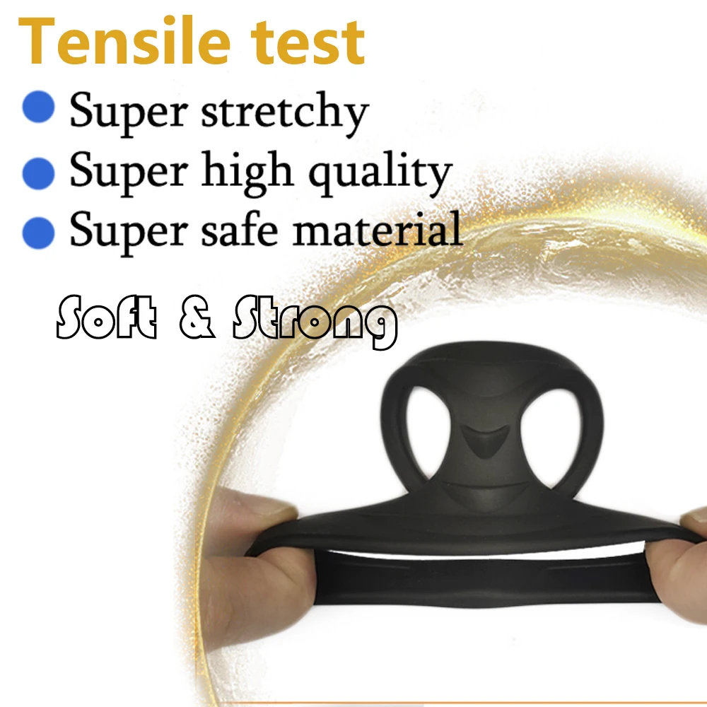 Reusable Penis Extender Cock Rings Delay Ejaculation Penis Condom No Vibrator Sex Toys For Men Bdsm Women Anal Clitor Stimulator