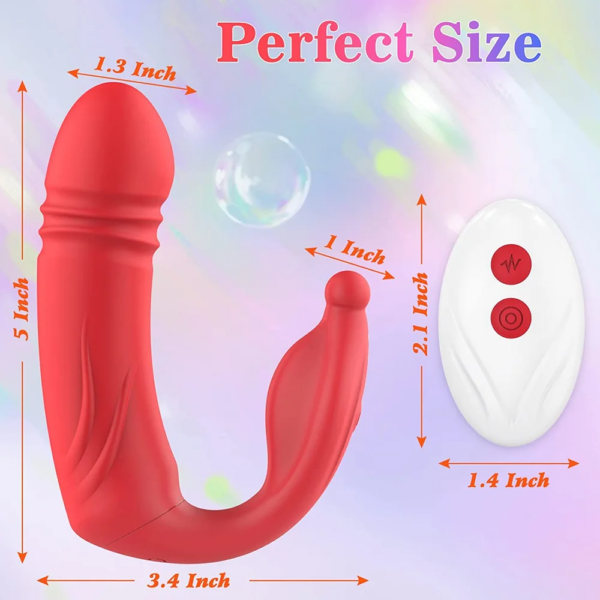 APP Wearable Vibrators Telescopic Vibrating Panties Clitoral G Spot Vibration Massager Dildo Remote Sex Toys for Women Couples