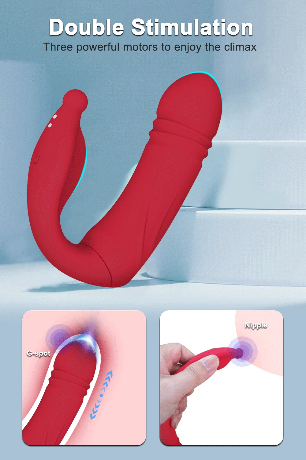 APP Wearable Vibrators Telescopic Vibrating Panties Clitoral G Spot Vibration Massager Dildo Remote Sex Toys for Women Couples