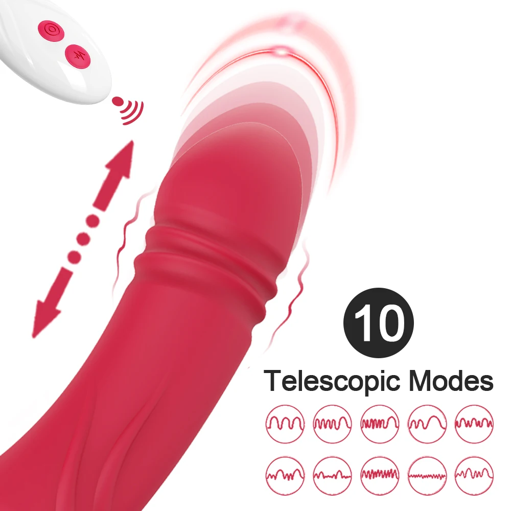 APP Wearable Vibrators Telescopic Vibrating Panties Clitoral G Spot Vibration Massager Dildo Remote Sex Toys for Women Couples