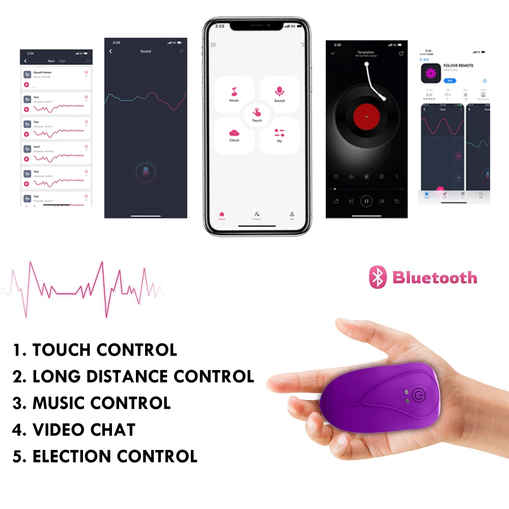 Butterfly Wearable Vibrator Wireless APP Remote Panties Dildo Vibrator for Women Clitoral Stimulator Massage Erotic Sex Toys 18+