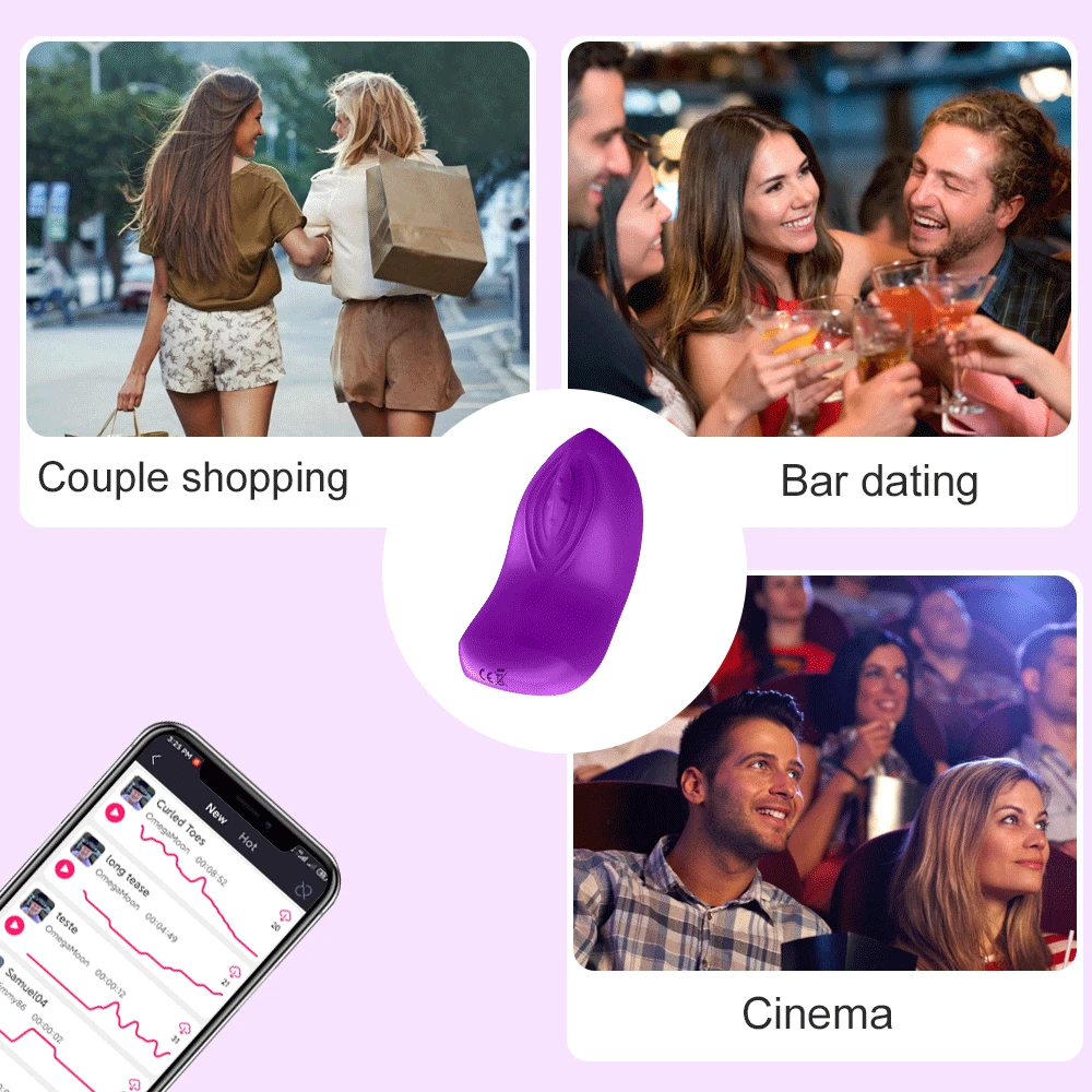 Butterfly Wearable Vibrator Wireless APP Remote Panties Dildo Vibrator for Women Clitoral Stimulator Massage Erotic Sex Toys 18+