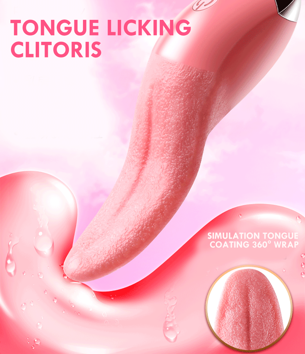 Tongue Licking Vibrator For Women 10 Modes Heating G Spot Clitoral Stimulator Nipple Female Masturbator Mini Sex Toys for Adult Tongue Licking Vibrator For Women 10 Modes Heating G Spot Clitoral Stimulator Nipple Female Masturbator Mini Sex Toys for Adult
