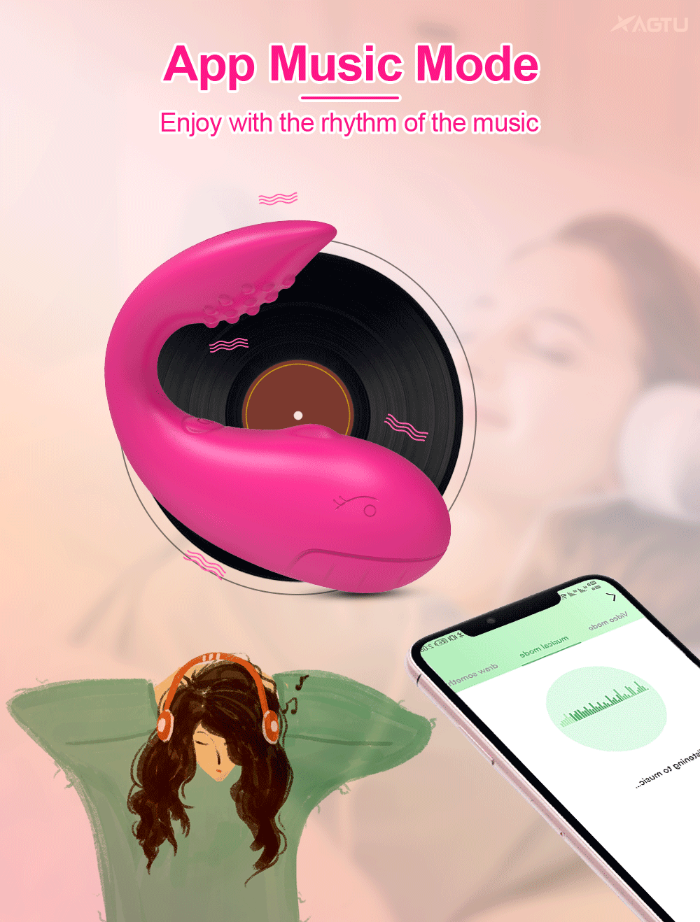 Female G-spot Vibrator Remote APP Control Wearable Clitoral G-spot Stimulator Massager Vibration Female Sex Toys Adult Products
