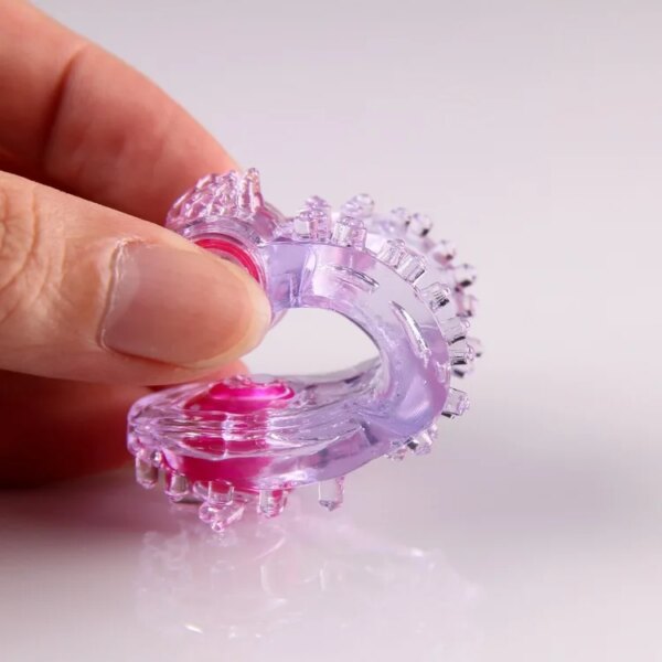 Triple Couples Dual Pleasure delay Ring,Vibrating Ring,clit stimulator,longer erections intense ejaculations Sex Toys for man