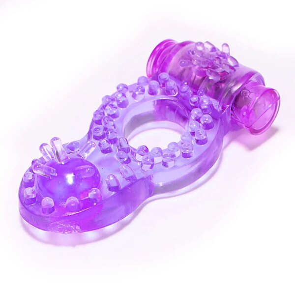 Triple Couples Dual Pleasure delay Ring,Vibrating Ring,clit stimulator,longer erections intense ejaculations Sex Toys for man
