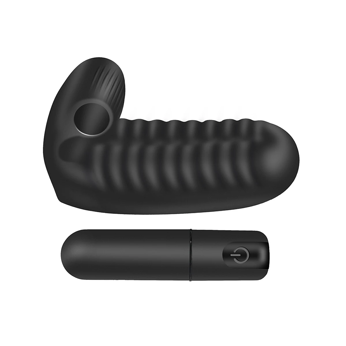Finger Sleeve Vibrator G Spot Orgasm Massage Clit Stimulate Female Masturbator Vibrator Lesbian Sex Toys Finger Sleeve Condoms