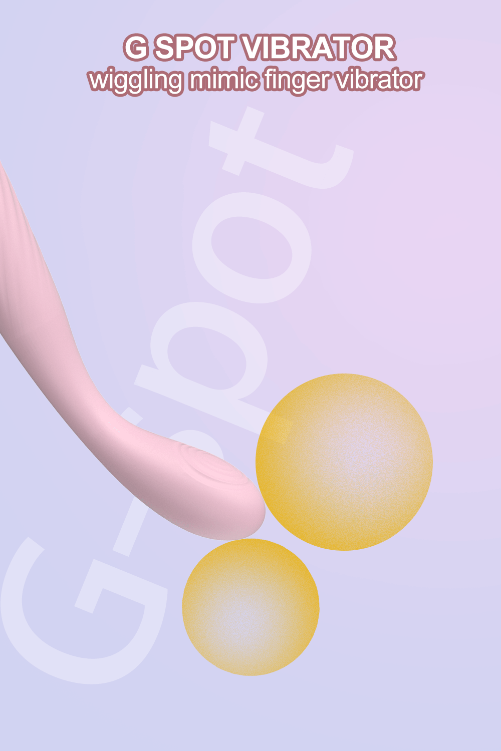 Beginner G-Spot Vibrator for Women Nipple Clitoris Stimulator 8 Fast Seconds to Orgasm Finger Shaped Vibes Sex Toys for Adults