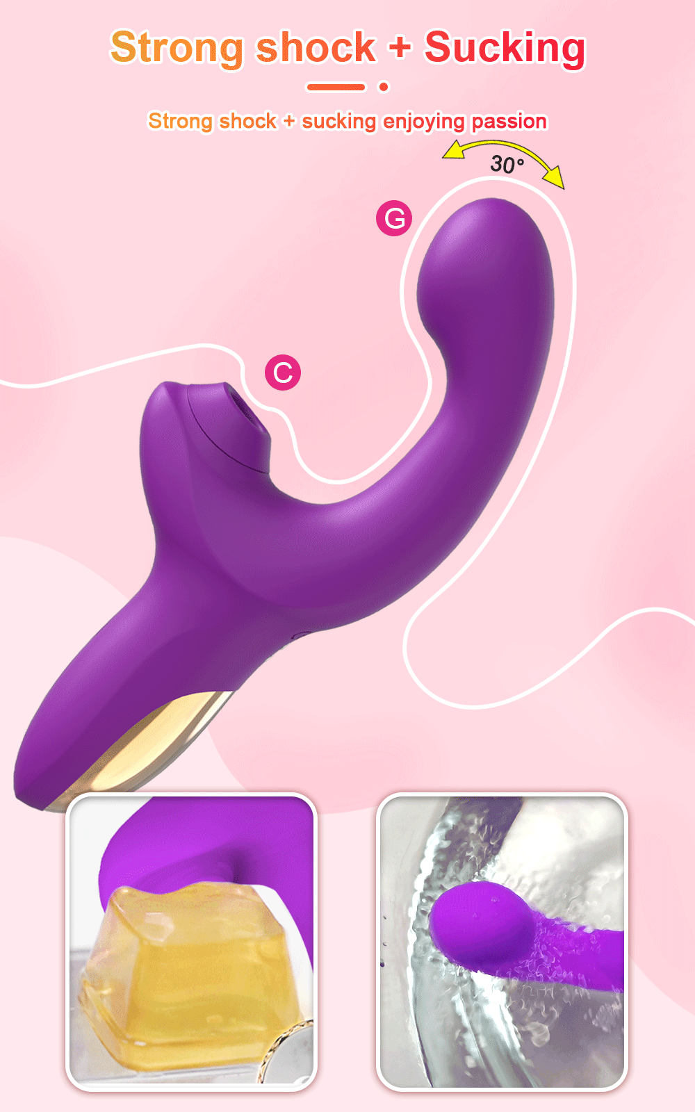 20 Speeds Powerful Dildo Vibrator Female Clit Sucker Vacuum Clitoris Stimulator Mimic Finger Wiggling Sex Toy for Womans