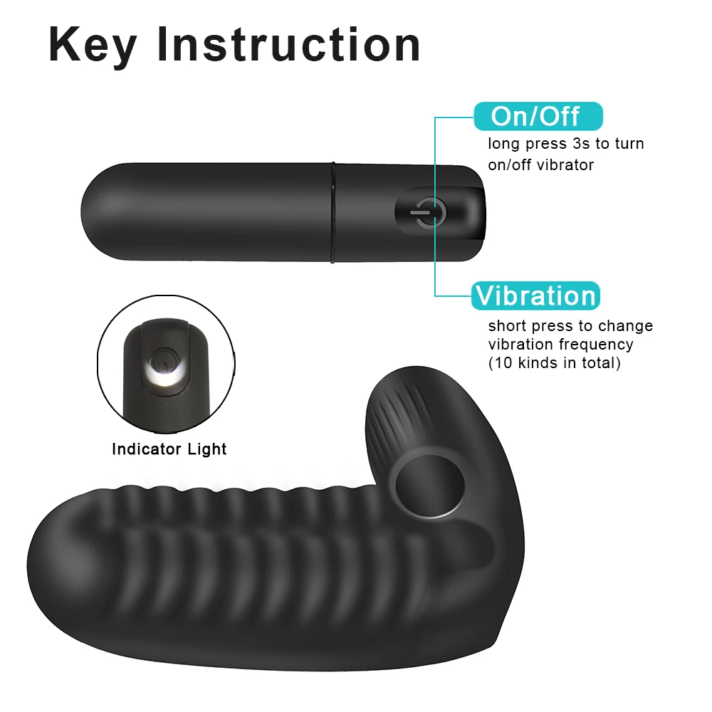 Mini Finger Vibrators for Women Orgasm Clitoris Stimulator G-spot Massager Female Vagina Masturbator Erotic Sex Toys For Lesbian