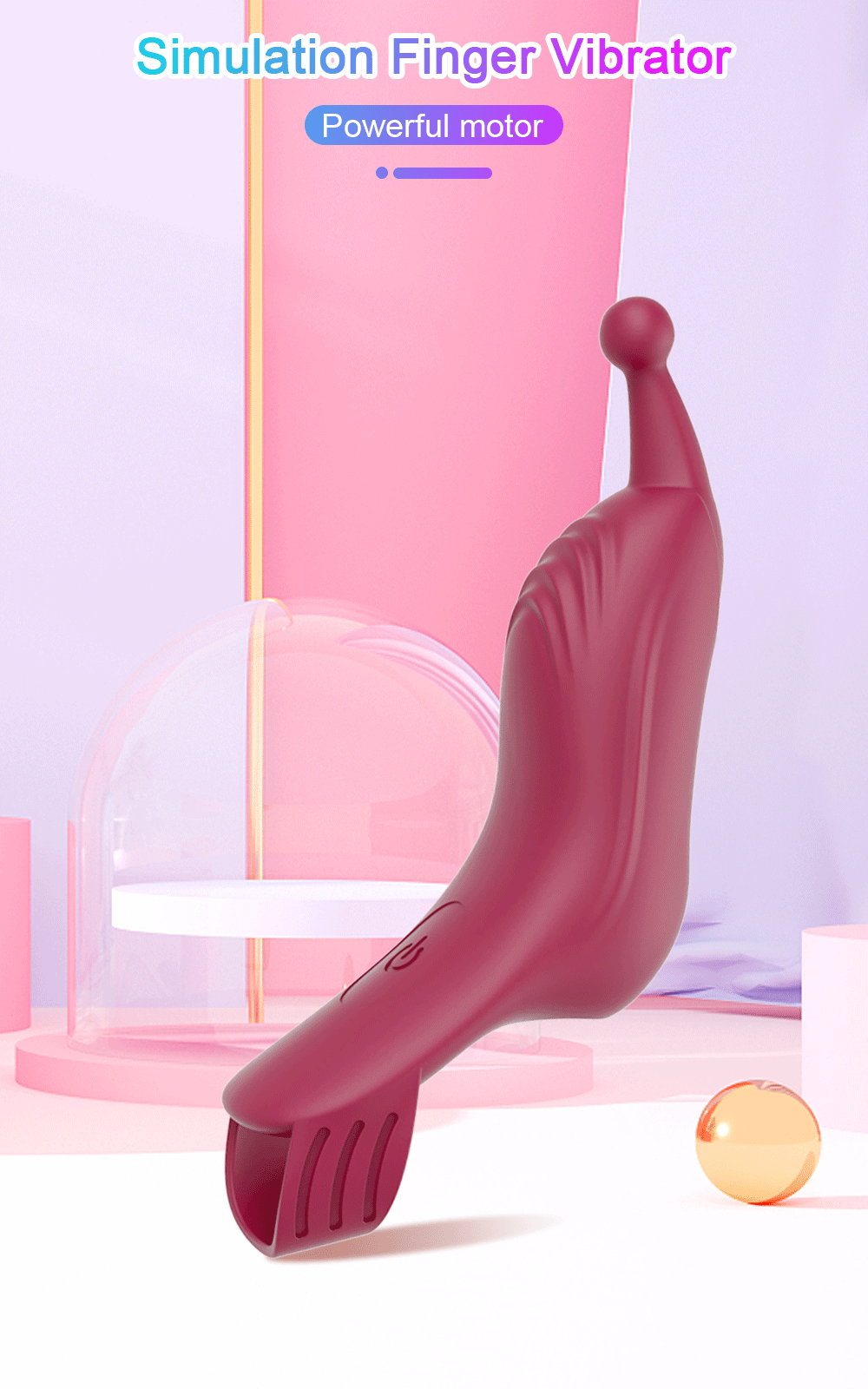 G-Spot Finger Vibrator Female Sex Toy For Women Clitoris Stimulator Couples Nipple Powerful Silicone Toy Goods for Adults 18