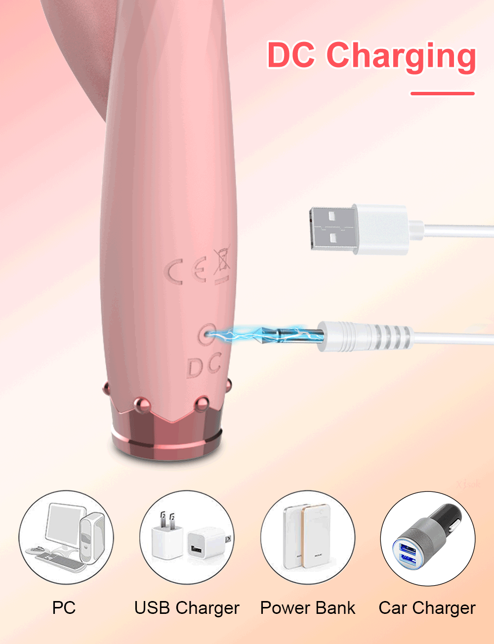 Beginner G-Spot Rabbit Vibrator for Women 10 Speed Nipple Clitoris Stimulation Female Orgasm Finger Shaped Sex Toys for Adult