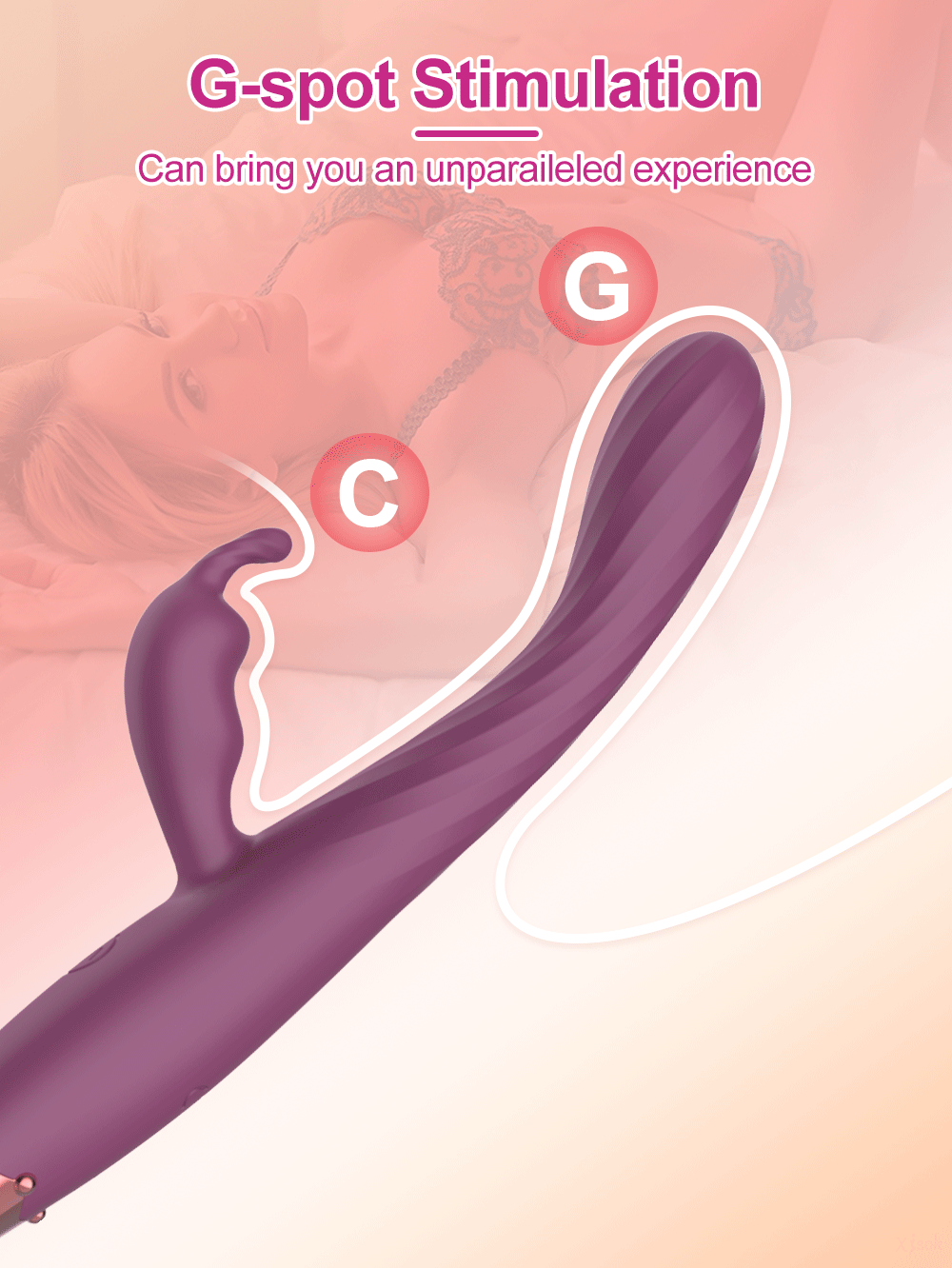 Powerful Beginner G-Spot Rabbit Vibrator for Women 10 Speed Nipple Clitoris Stimulation Female Orgasm Finger Shaped Sex Toys