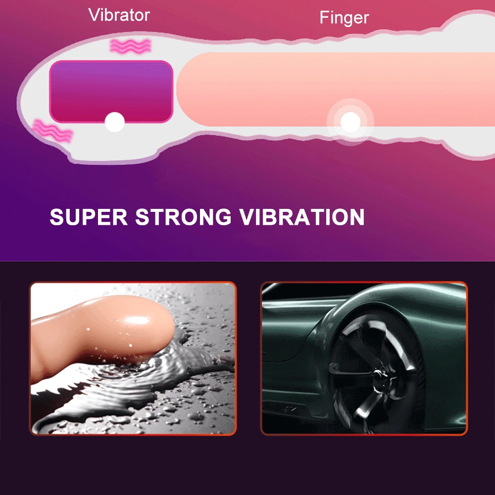 Finger Vibrators Orgasm G Spot Clitoris Vaginal Massage Stimulator Masturbator Erotic Vibrating Finger Sleeve Sex Toy For Women