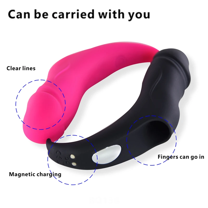 10 Multi-speed Finger Wearable Vibrator Silicone G-spot Clitoris Vibrating Massage Erotic Toys Adult Product Sex Toys for Woman