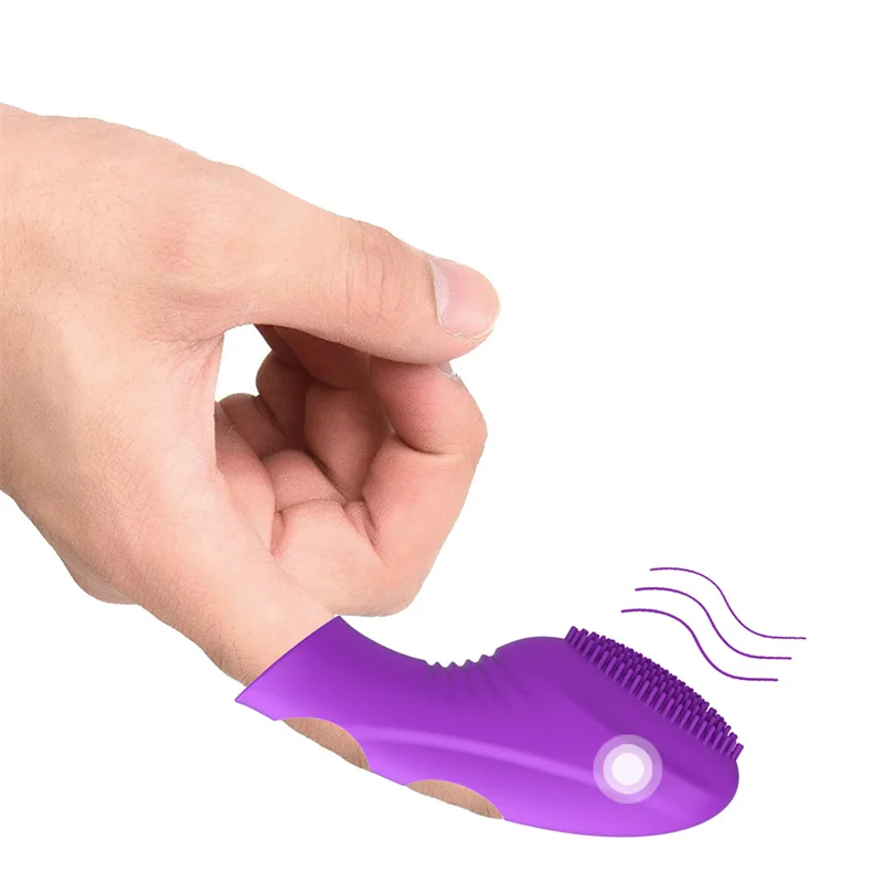 G Spot Vibrator Massage Silicone Finger Sleeve Clitoris Stimulation Vibrating Egg Sex Toys For Women Masturbation Adult Games