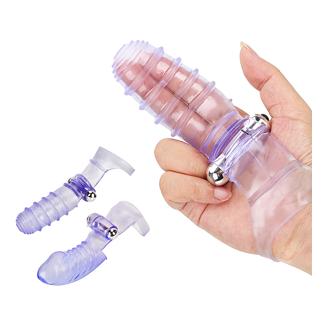 Sex Toys Silicone Finger Sleeve Vibrator G Spot Massager Vibrating Dildo Flirting Vagina Adult Women Hot Erotic Couples Sex Shop