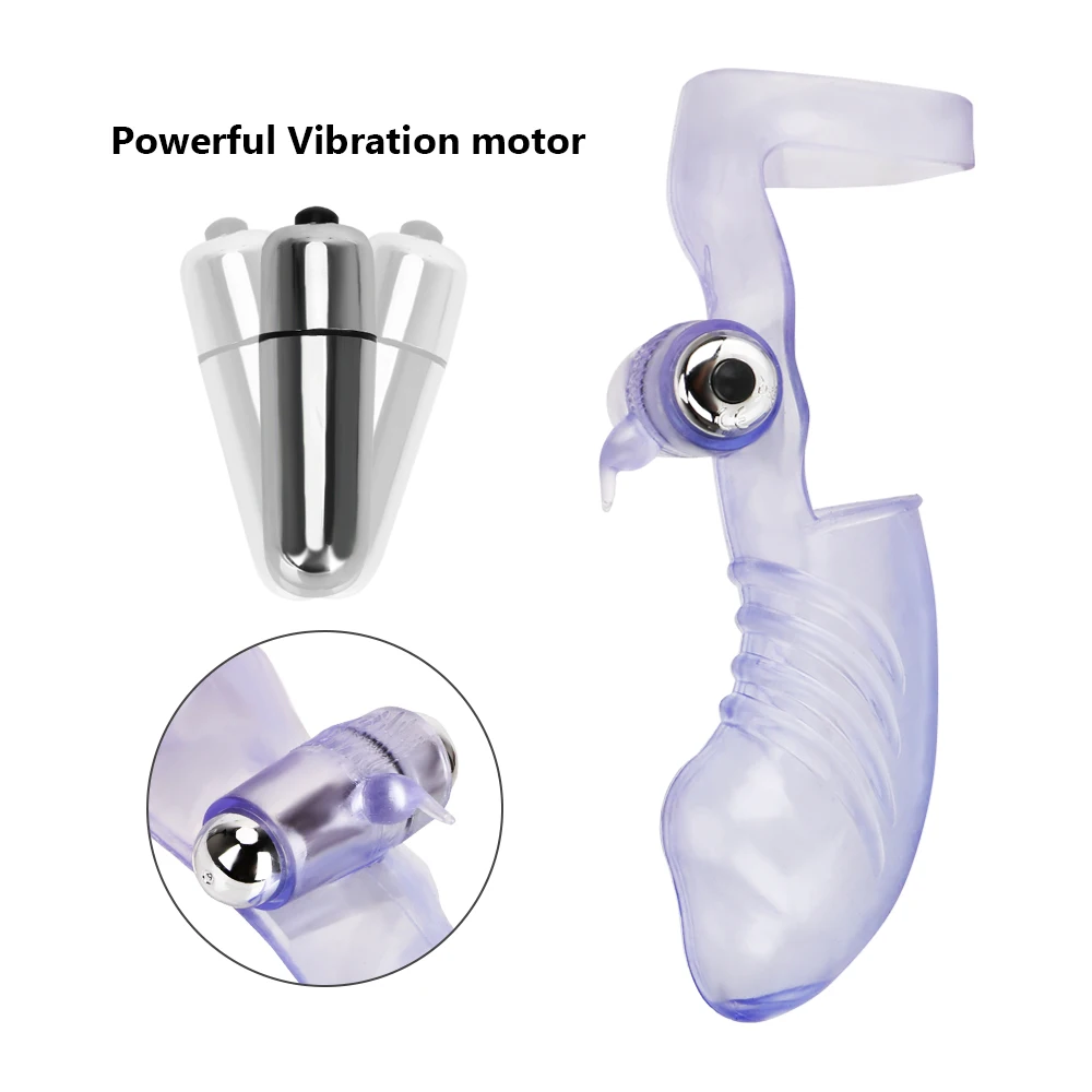 Sex Toys Silicone Finger Sleeve Vibrator G Spot Massager Vibrating Dildo Flirting Vagina Adult Women Hot Erotic Couples Sex Shop