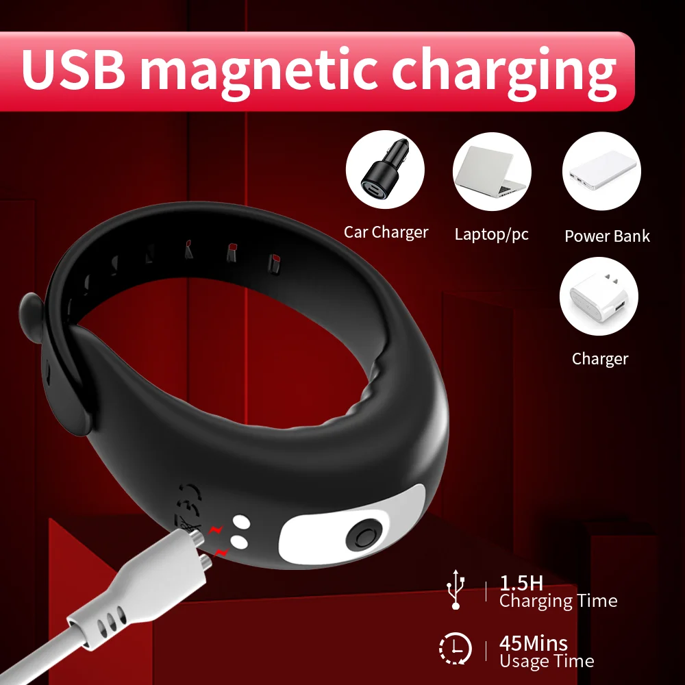Male Cock Ring Vibrator APP Remote Control Penis Ring Delay Ejaculation Erectile Enlargement Male Masturbator Sex Toy For Couple Male Cock Ring Vibrator APP Remote Control Penis Ring Delay Ejaculation Erectile Enlargement Male Masturbator Sex Toy For Couple