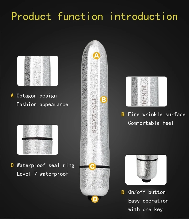 16 Speeds Bullet Vibrators For Women Finger G-Spot Clitoris Stimulator Vibrating Erotic Sex Toys Lipstick Masturbator female