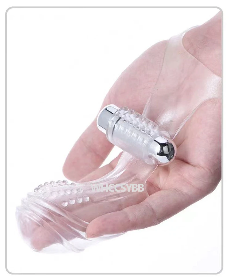Finger Sleeve Vibrator G Spot Massage Clit Stimulate Female Masturbator Sex Toys For Women Sex Shop Adult Products