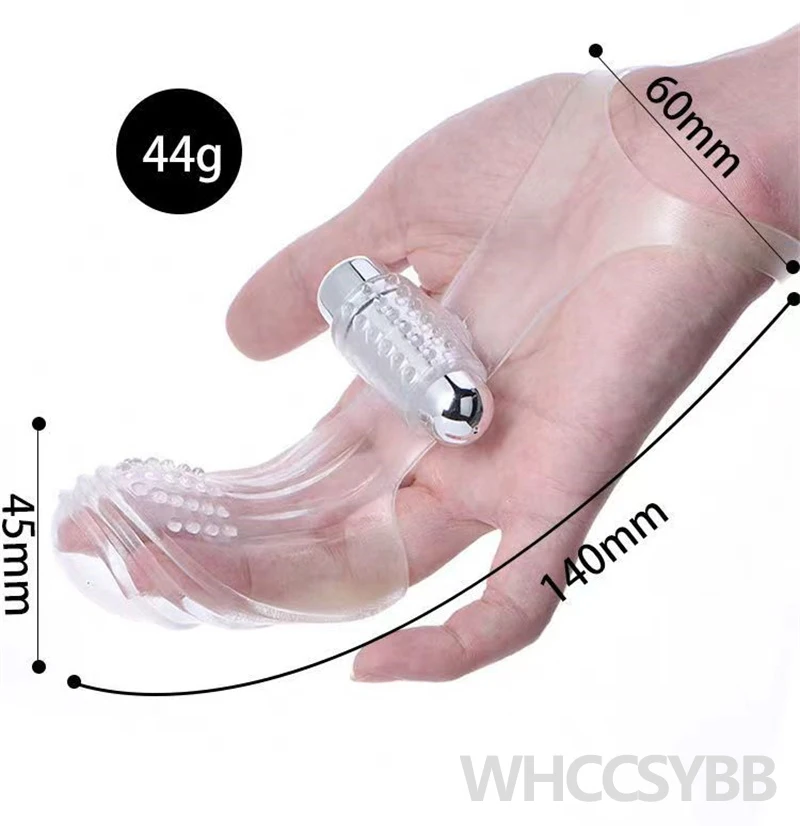 Finger Sleeve Vibrator G Spot Massage Clit Stimulate Female Masturbator Sex Toys For Women Sex Shop Adult Products