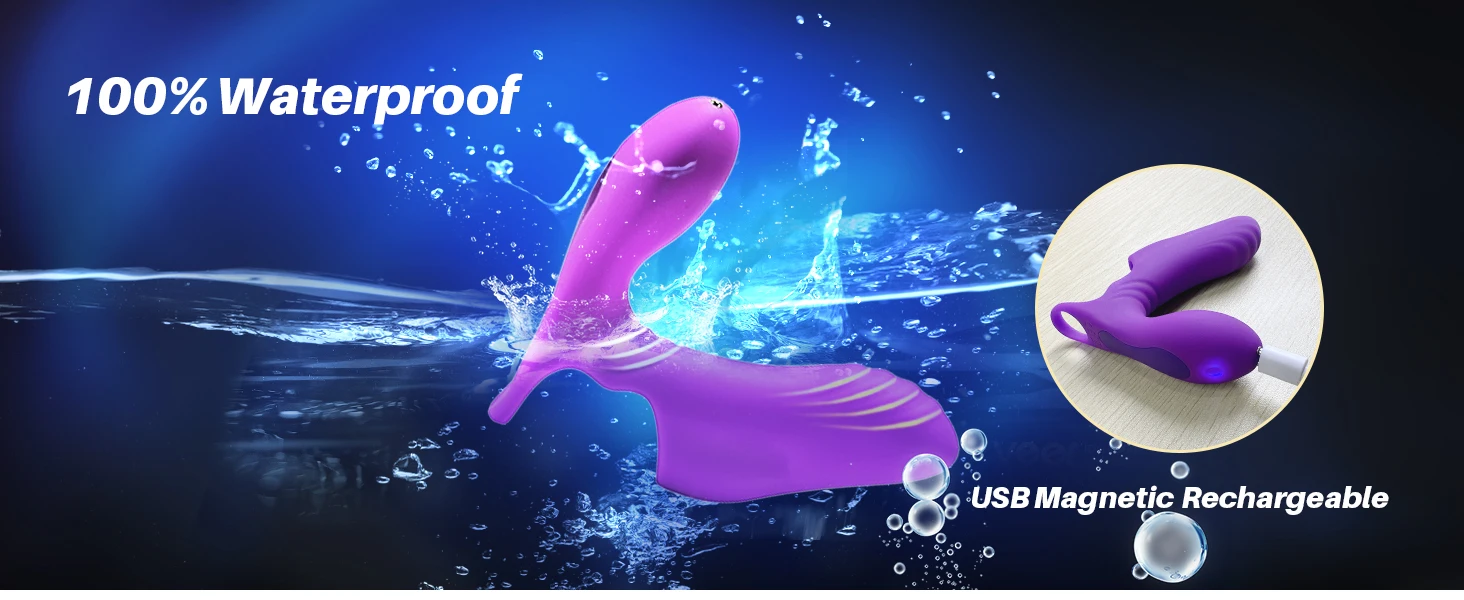 10 Modes Finger Vibrator for Women G Spot Massager Nipple Clitoris Stimulator 8 Seconds to Orgasm Adult Sex Toys for Female