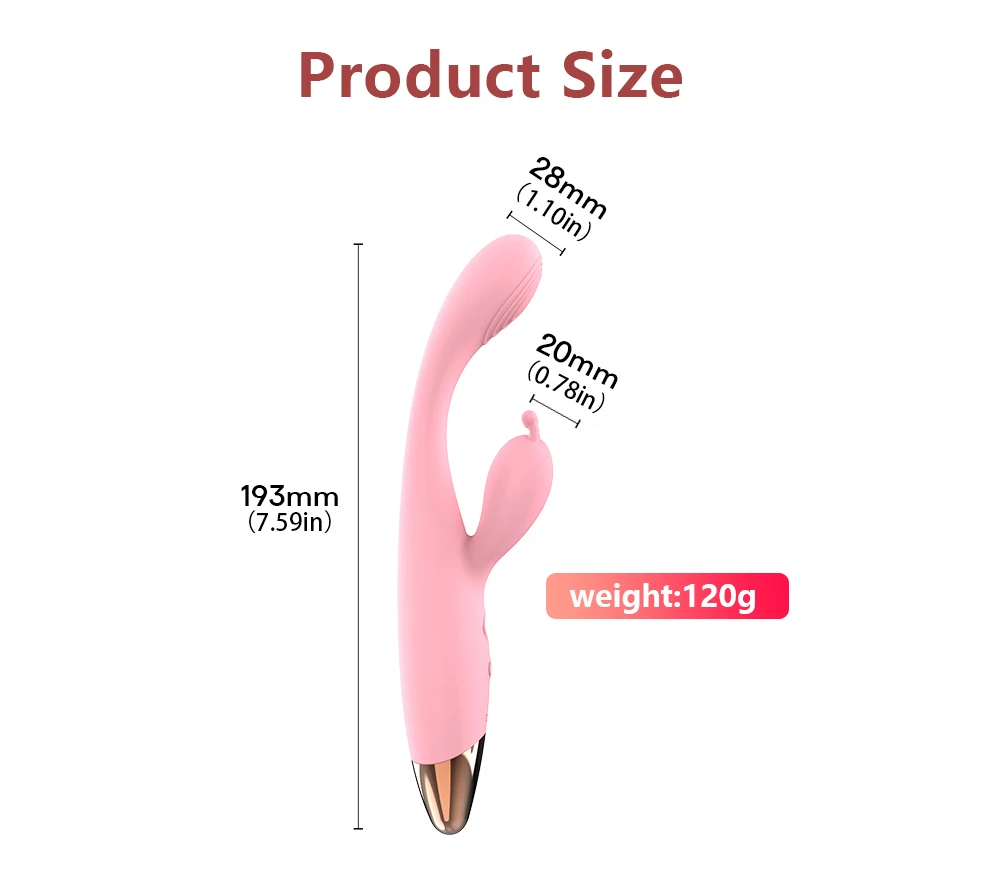 10 Speeds G-Spot Vibrator for Women Nipple Clitoris Stimulator 8 Fast Seconds to Orgasm Finger Shaped Vibes Sex Toys for Adults
