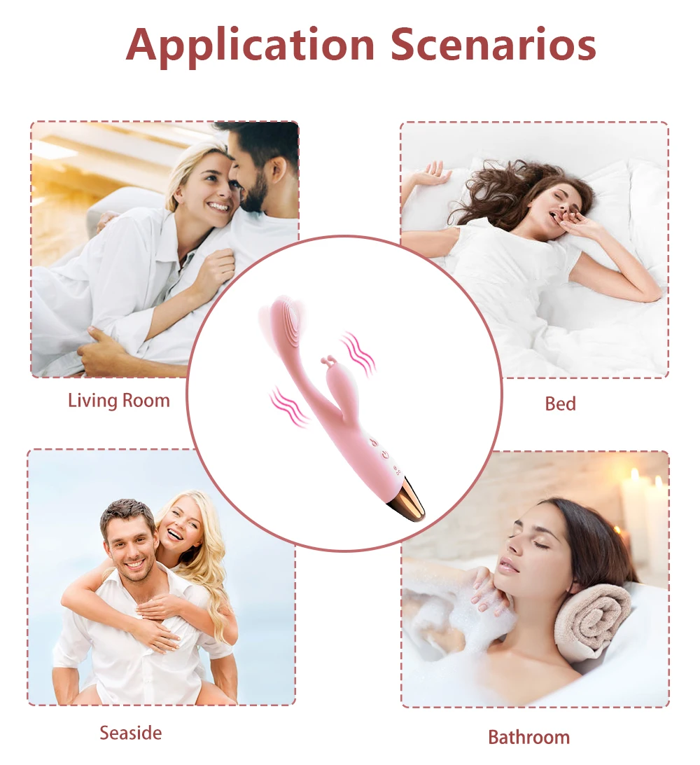 10 Speeds G-Spot Vibrator for Women Nipple Clitoris Stimulator 8 Fast Seconds to Orgasm Finger Shaped Vibes Sex Toys for Adults