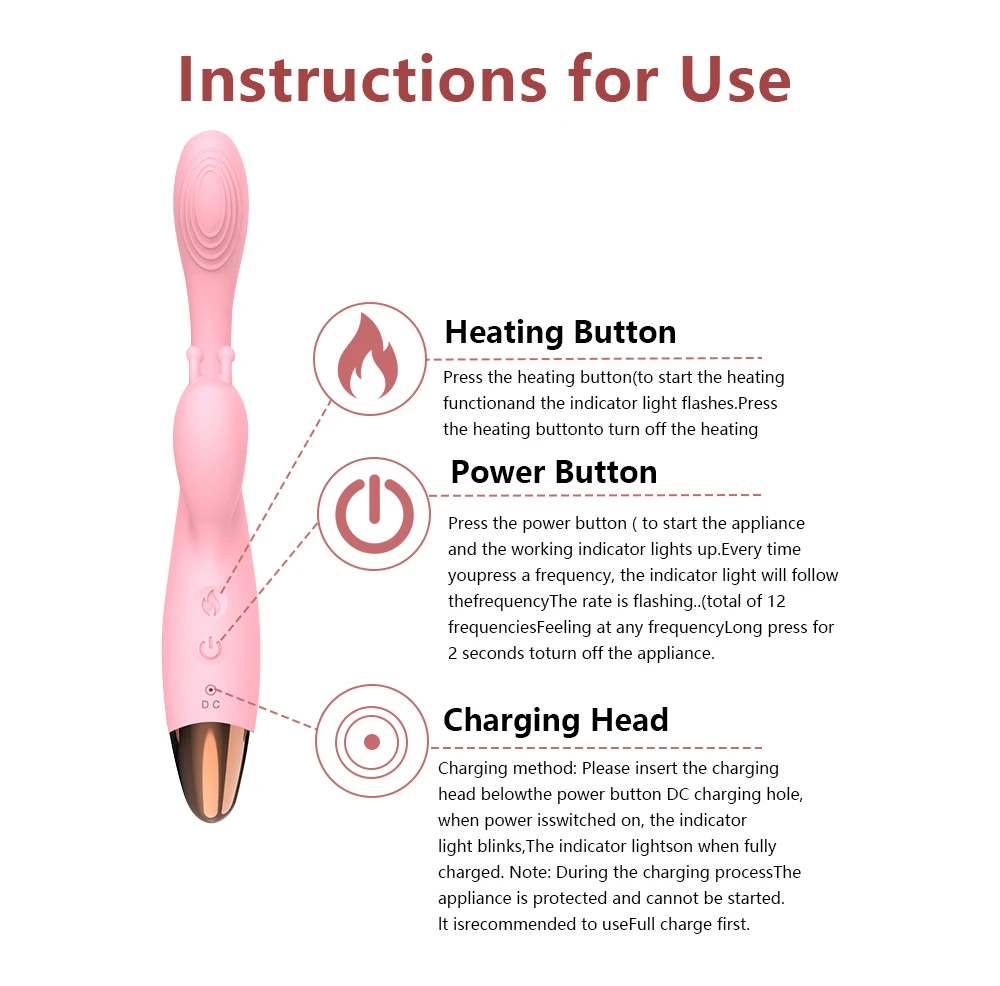 10 Speeds G-Spot Vibrator for Women Nipple Clitoris Stimulator 8 Fast Seconds to Orgasm Finger Shaped Vibes Sex Toys for Adults