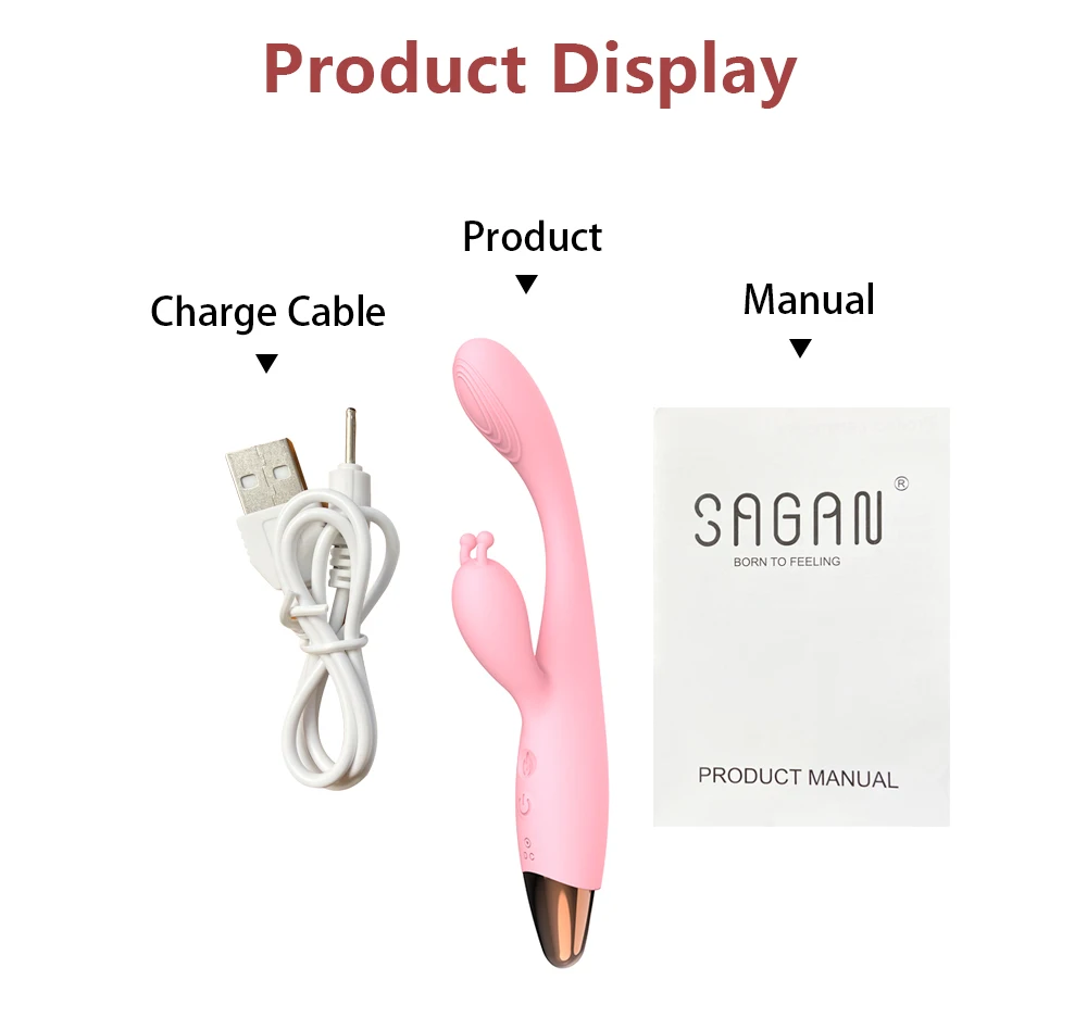10 Speeds G-Spot Vibrator for Women Nipple Clitoris Stimulator 8 Fast Seconds to Orgasm Finger Shaped Vibes Sex Toys for Adults