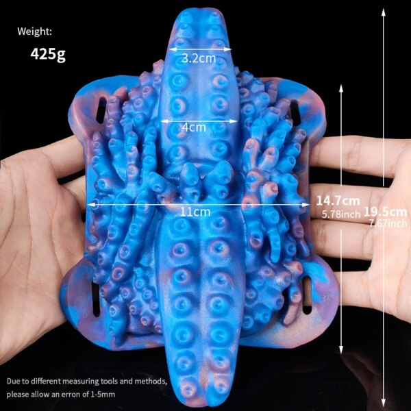 Octopus Big Grinder Toy Silicone Female Grinder Tentacle Sex Toy For Masturbator Stimulator Foreplay For Couples