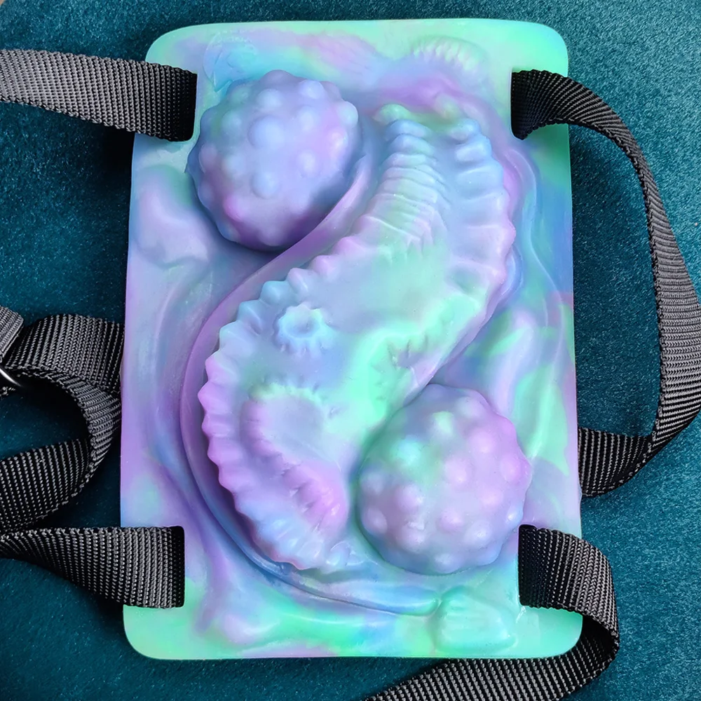 YOCY Strapon Monster Sex Grinder Silicone Adult Sex Toy 10 Modes Vibrator Grinding & Humping Stimulator Foreplay Masturbator