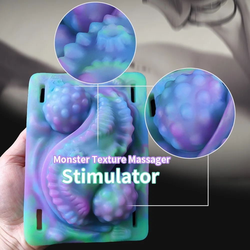 YOCY Strapon Monster Sex Grinder Silicone Adult Sex Toy 10 Modes Vibrator Grinding & Humping Stimulator Foreplay Masturbator