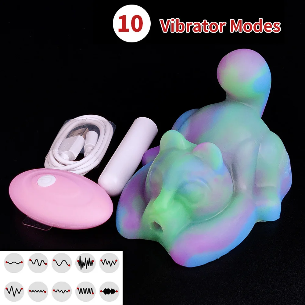 YOCY Silicone Vaginal Vibrator For Women Fantasy Grinder Fetish Cat Sex Toy For Foreplay Massager Masturbate Powerful Vibrating