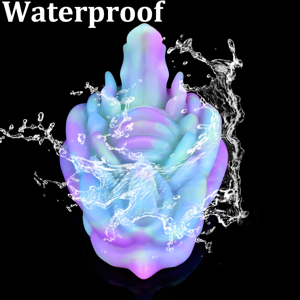 LUUK Lotus Luminous Wireless Remote Grinder 10 Vibration Frequency Dildo Massage Vulva G-spot Stimulation Women Sex Toys
