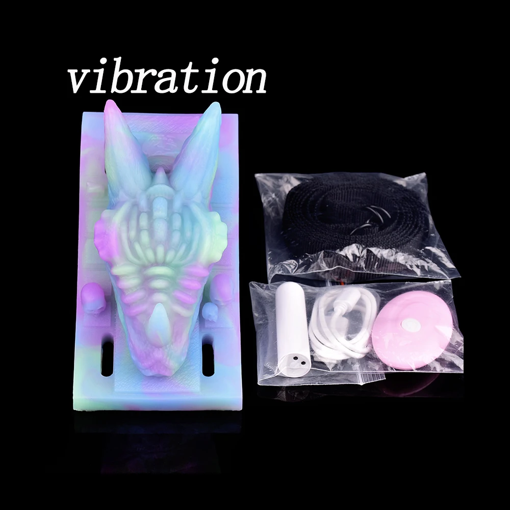 Strapon Vibrating Dragon Grinder Silicone Sex Toy 10 Modes Luminous Vibrator For Women Men Masturbator G-Spot Stimulator