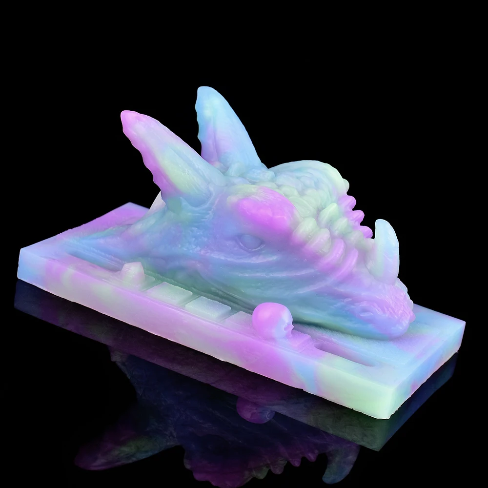 Strapon Vibrating Dragon Grinder Silicone Sex Toy 10 Modes Luminous Vibrator For Women Men Masturbator G-Spot Stimulator