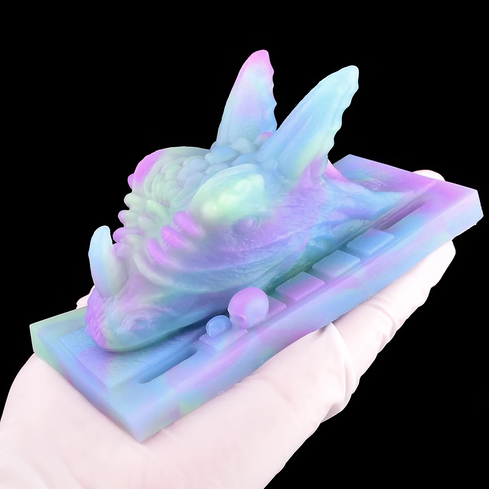 Strapon Vibrating Dragon Grinder Silicone Sex Toy 10 Modes Luminous Vibrator For Women Men Masturbator G-Spot Stimulator