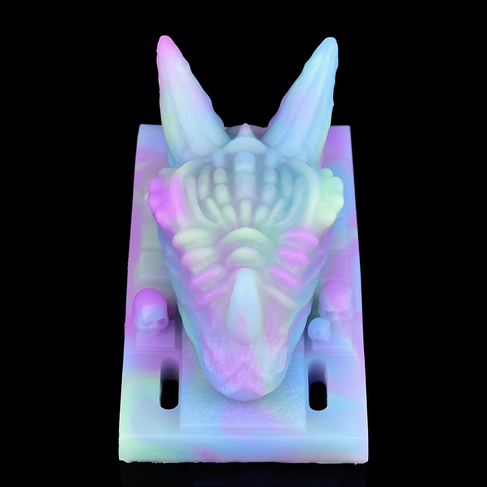 Strapon Vibrating Dragon Grinder Silicone Sex Toy 10 Modes Luminous Vibrator For Women Men Masturbator G-Spot Stimulator