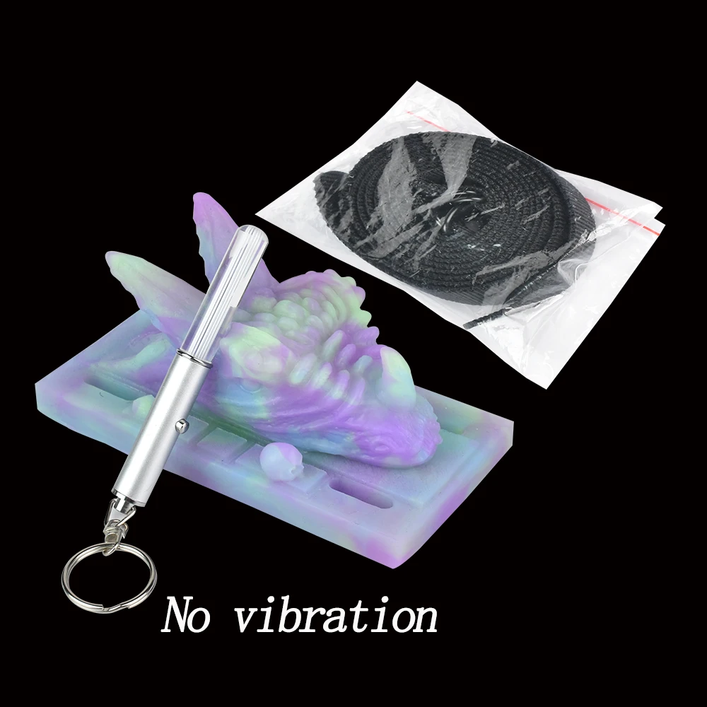 Strapon Vibrating Dragon Grinder Silicone Sex Toy 10 Modes Luminous Vibrator For Women Men Masturbator G-Spot Stimulator